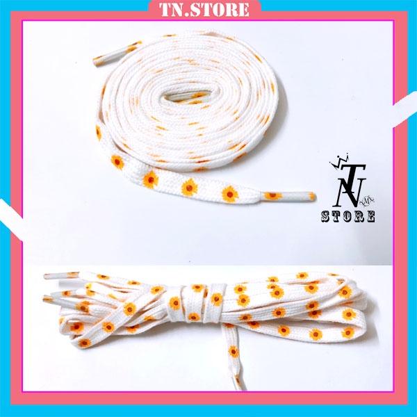 Dây giày hoa cúc xinh xắn kích thước 1m2-1m6