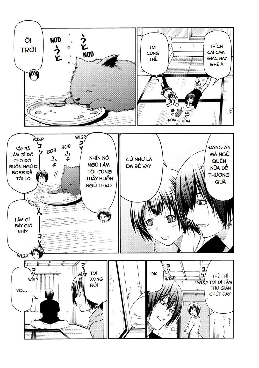 cô gái thích lặn - grand blue chapter 61.5 15