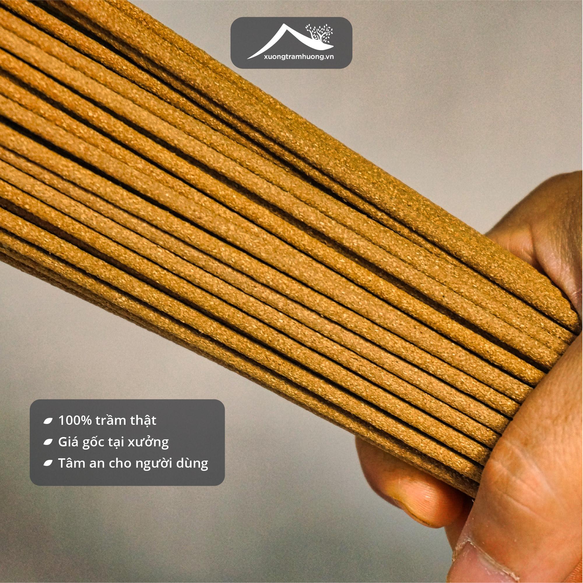 2 Hộp Nhang Trầm Hương Sạch Xưởng Trầm Hương An Toàn Sức Khoẻ Hộp 100 cây Xông Nhà Tẩy Uế - Thơm dịu