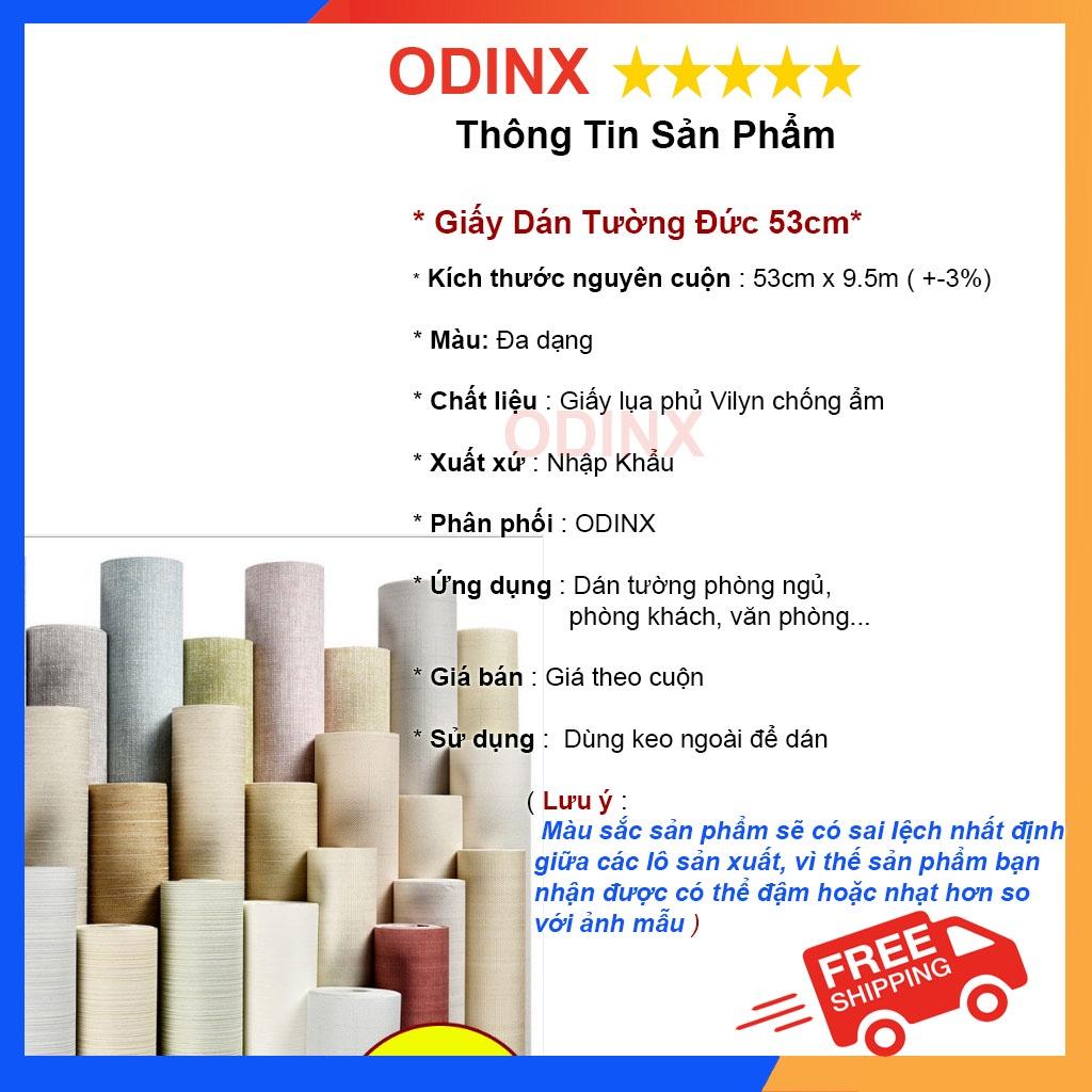 10M Giấy Dán Tường Giả Xi Măng Bê Tông Khổ 53cm Màu Xám
