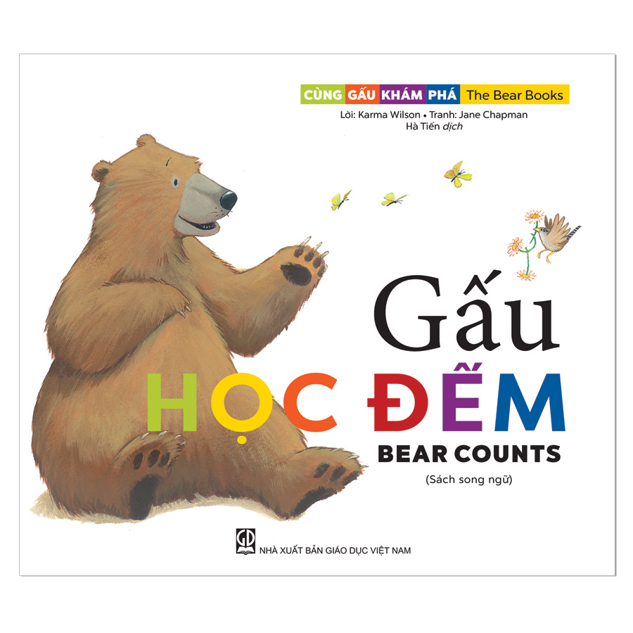 Cùng gấu khám phá -The Bear Books - Gấu học đếm - Bear counts