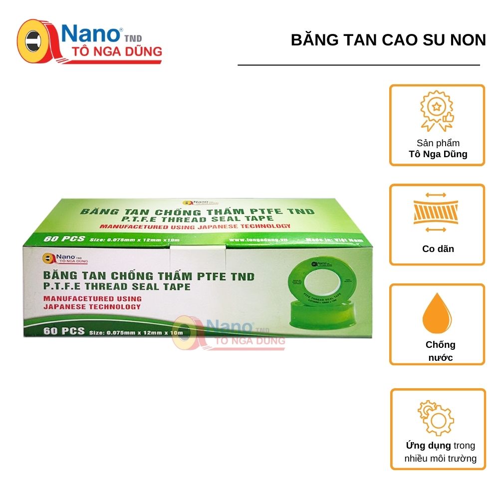 Băng tan cao su non Tô Nga Dũng