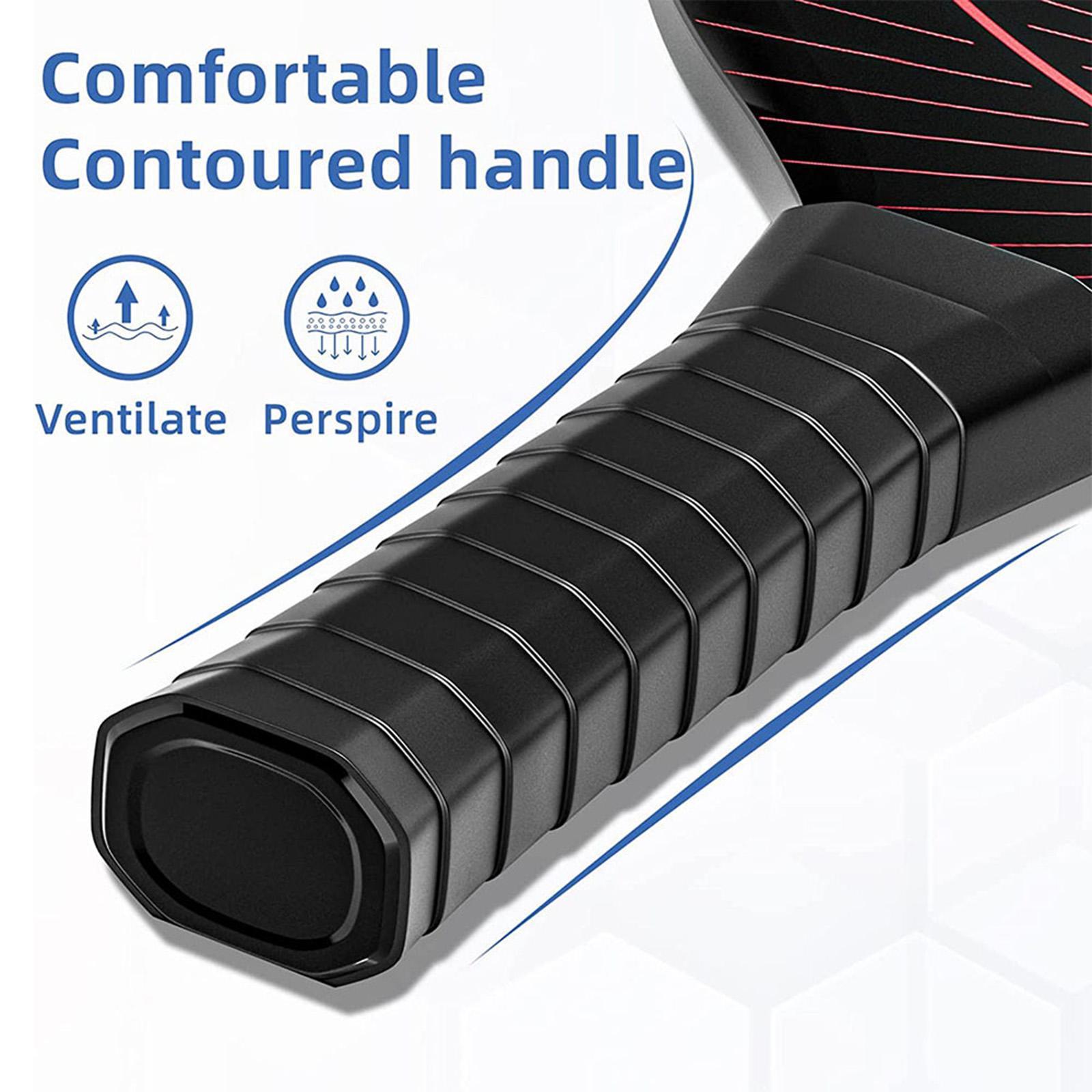 Pickleball Paddle Pickleball Racket Lightweight High End Nonslip Grip Pickle Ball Racquet with Zipper Cover for Advanced Men Women Training