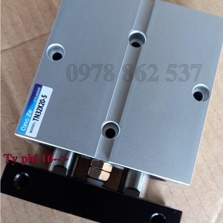Xi lanh khí nén 2 ty TN 32x20
