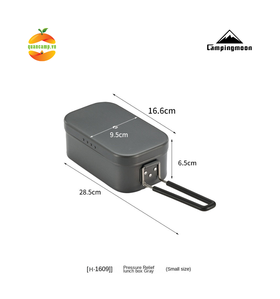 Hộp cơm trưa đa năng Lunch Box Campingmoon H-1609 / S-1609