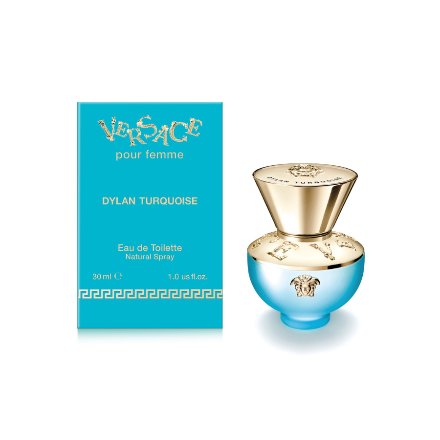 Nước hoa nữ cao cấp VERSACE Dylan Turquoise Pour Femme EDT (30ml, 50ml,100ml) hương Cam Chanh - Gỗ - Xạ Hương thơm mát trẻ trung gợi cảm