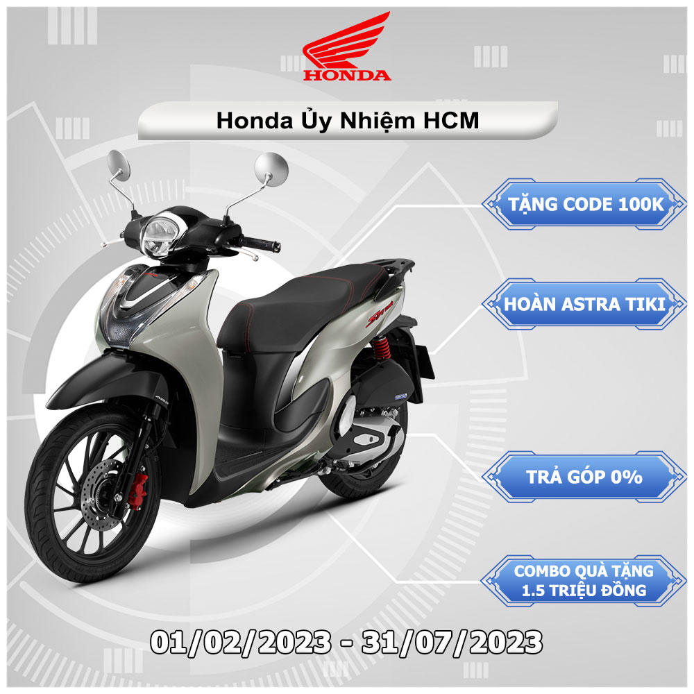 Xe Máy Honda SH Mode 2023 - Thể thao phanh ABS - Xám đen