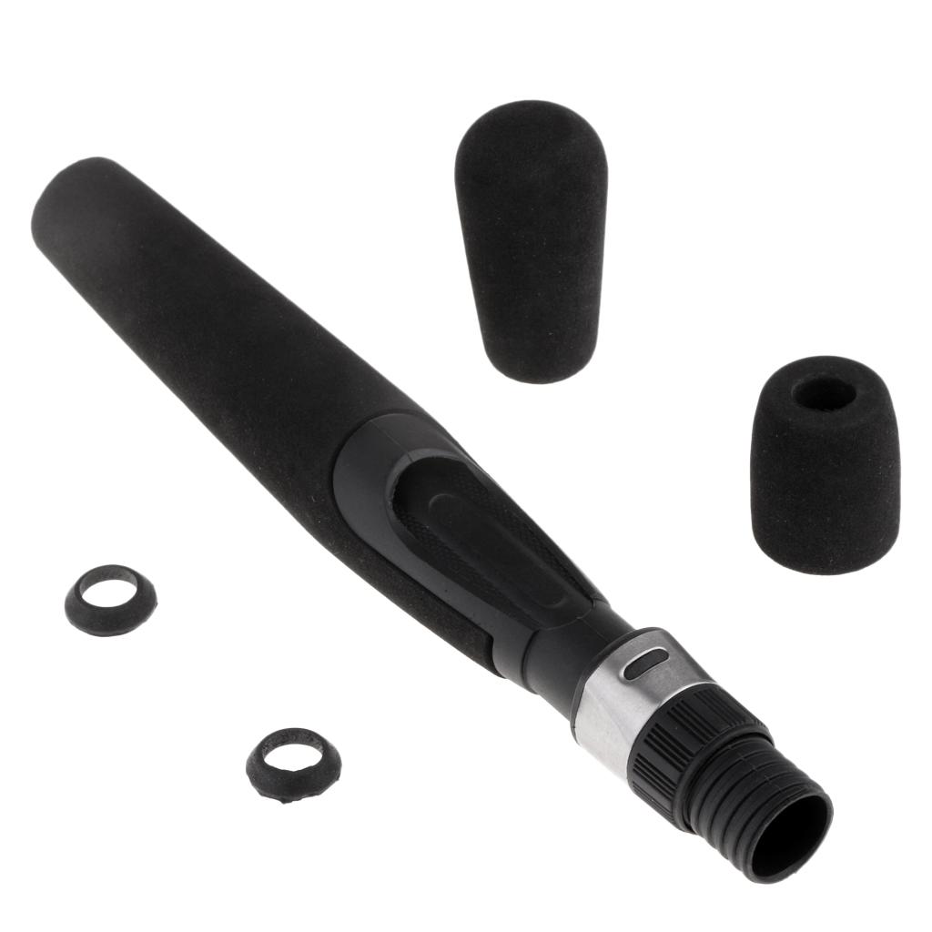 High Density EVA Ice Fishing Spinning Rod Handle Split Grip with Reel Seat