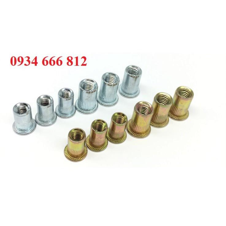 Combo 50c đai ốc rút,ốc tán rút M12