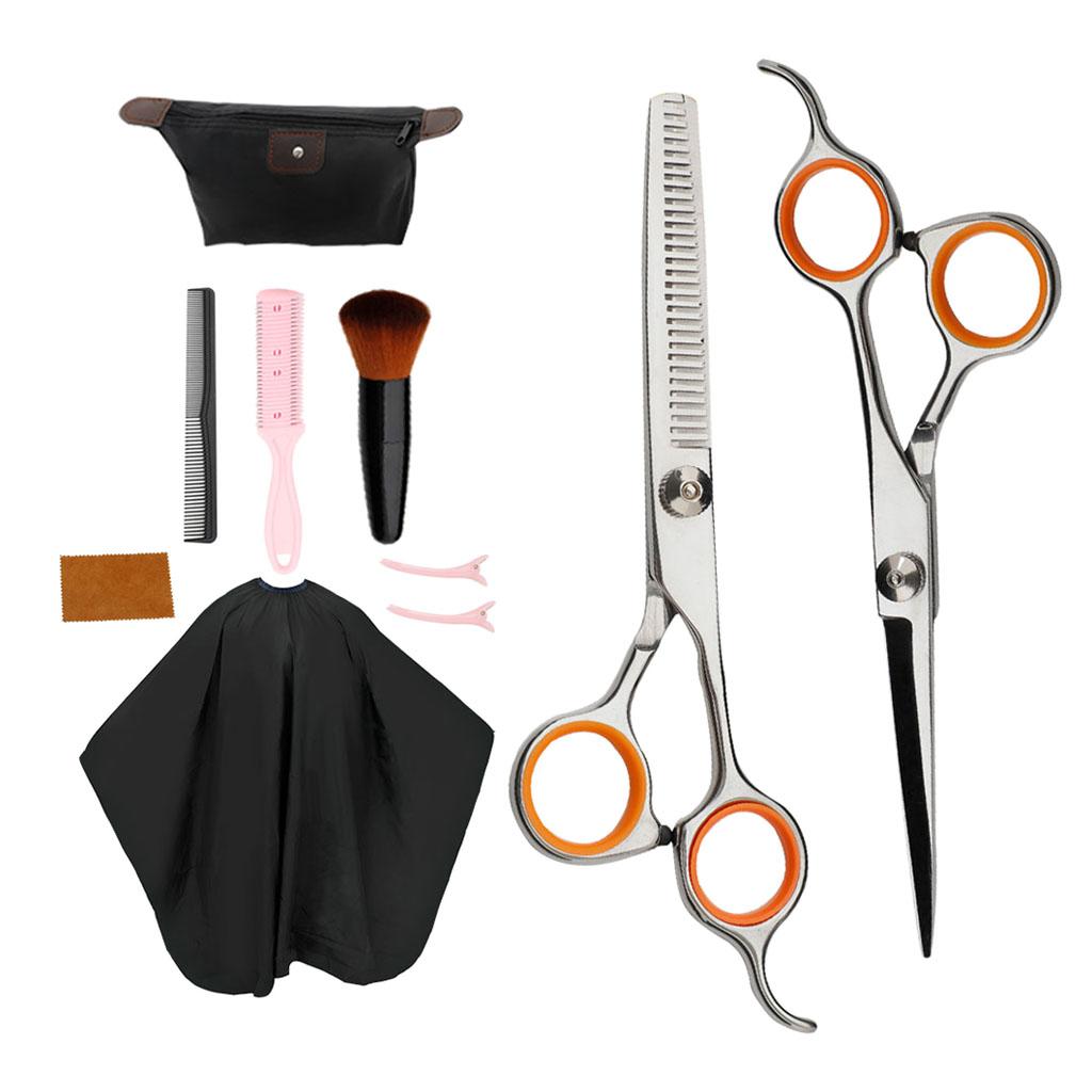 Bộ dụng cụ và phụ kiện kéo cắt tóc dành cho nam nữ Hairdressing Scissors Kit and Accessories