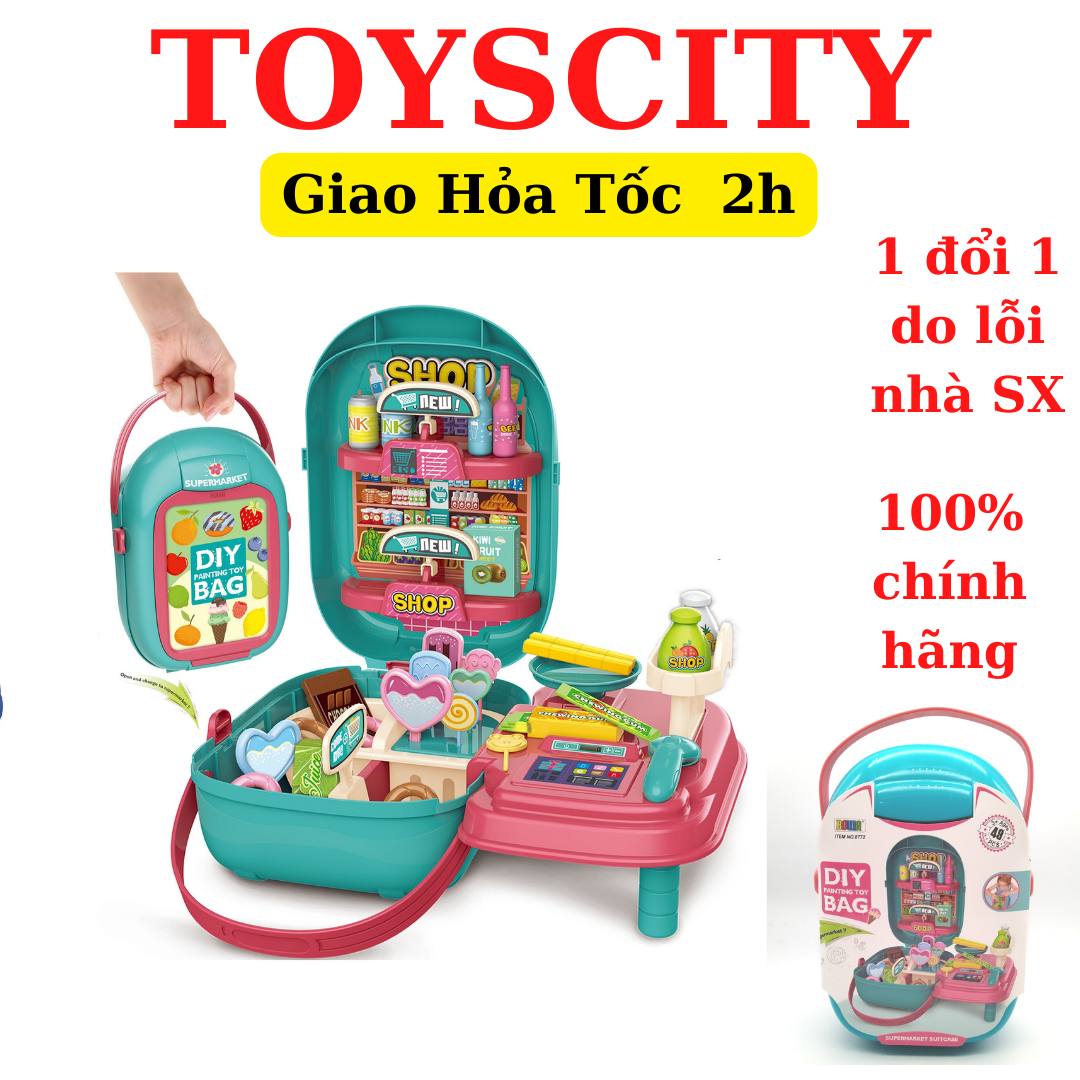 Đồ Chơi 3 Tuổi Siêu Thị 47 chi tiết  BOWA 8772 Chính Hãng