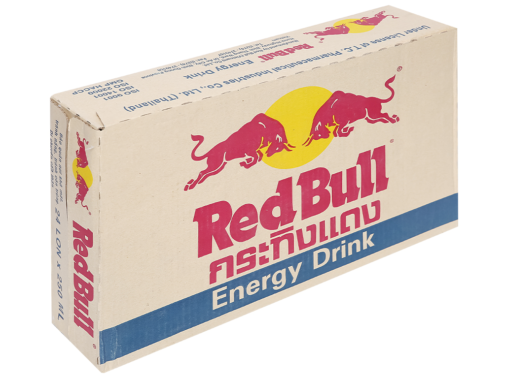 1 thùng 24 lon nước tăng lực Redbull 250ml