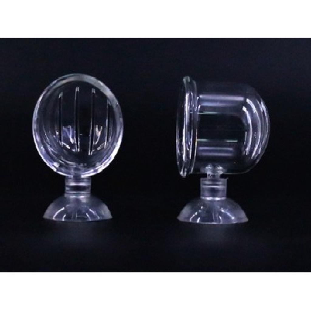 Cốc cho cá ăn trùn chỉ, trồng cây bằng Mica cho hồ thủy sinh, cá cảnh,phụ kiện thủy sinh