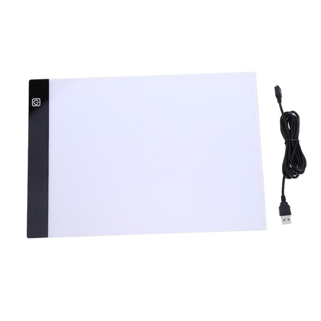 A4 LED Digitial Stencil Tracing Drawing Board Copy Illuminated Tablet Panel