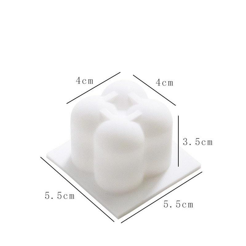 Khuôn silicon rubik 3D (2 size)