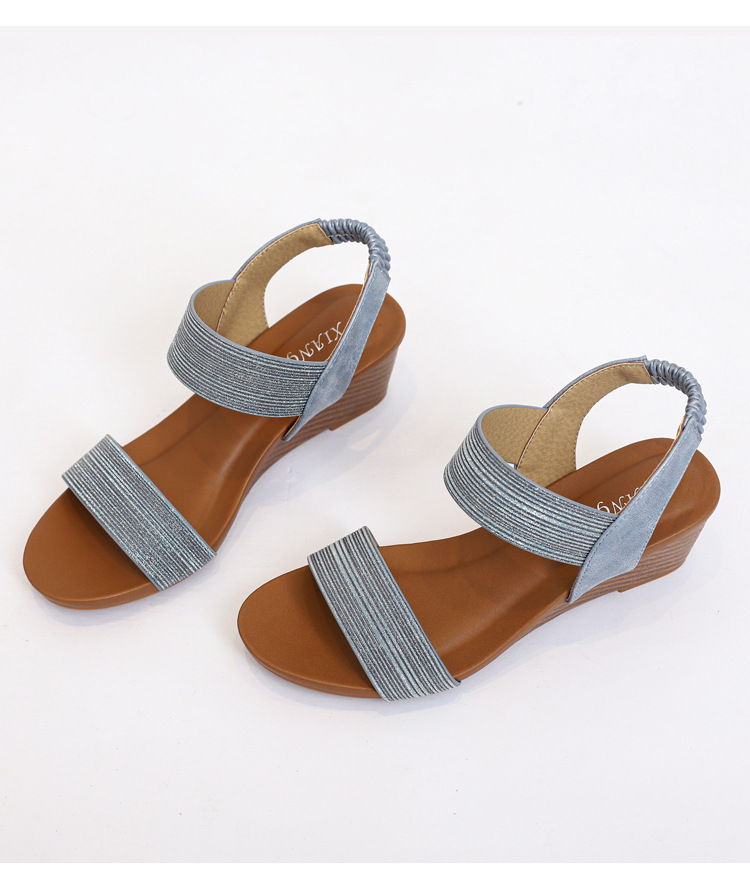 Giày quai ngang nữ giày sandals nữ dép quai hậu nữ cao 5 cm - 1418-169A