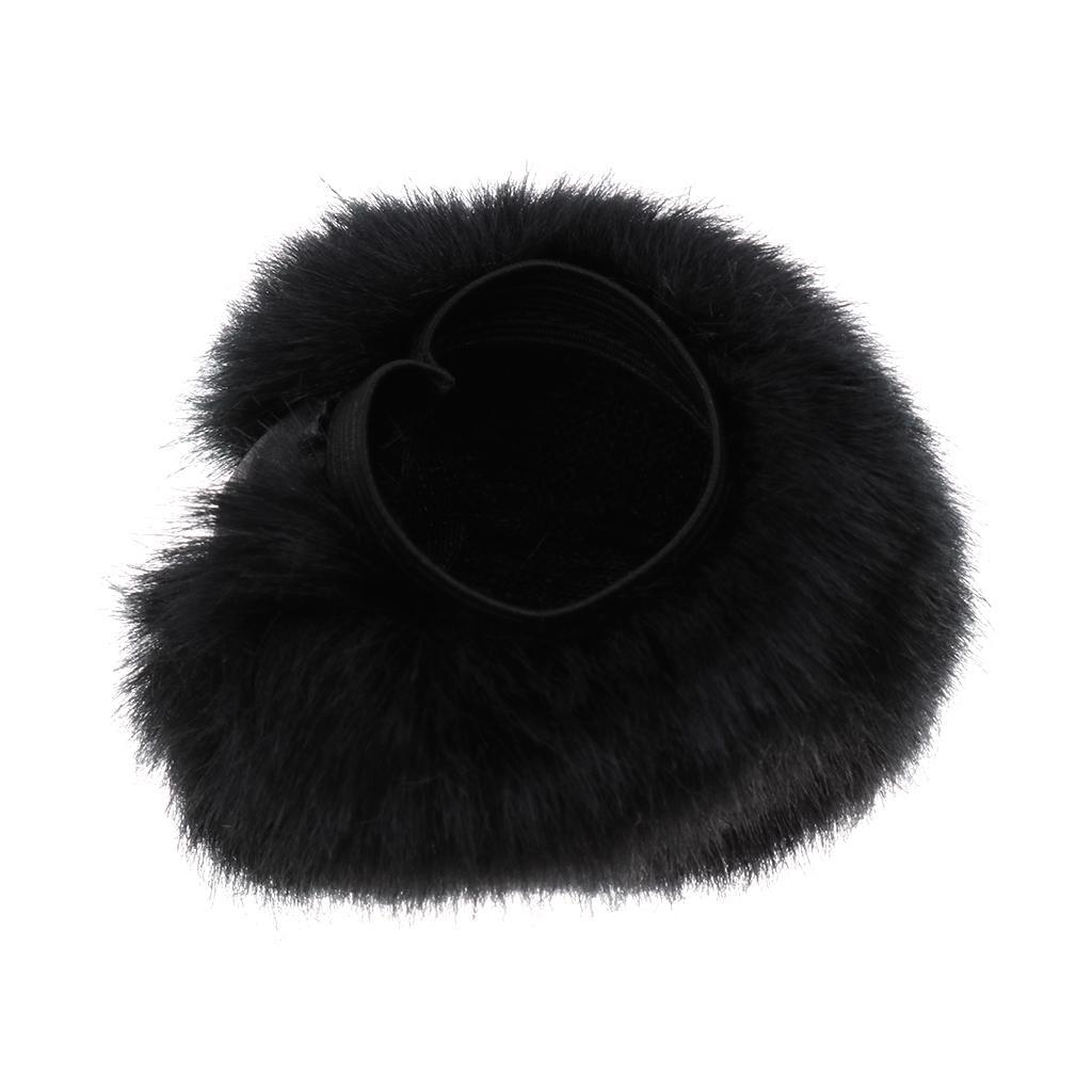 2-6pack Black Fur Microphone Windscreen Wind Muff for Sony HDR-MV1 Digital