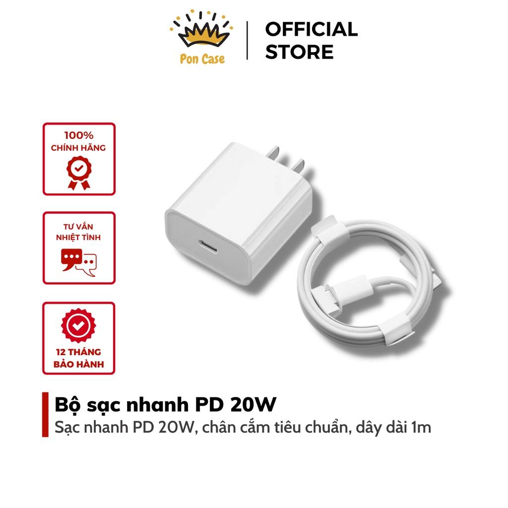 Bộ Sạc Nhanh PD 20W Cho IP 8/X/11/12/13 Type C To Lai Ning Bảo Hành 12 Tháng