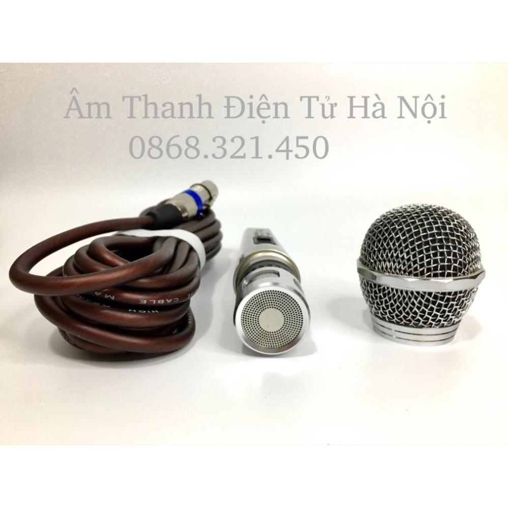 Mic Có Dây TOMAHAWK Made In Japan Hút Giọng, Hát Nhẹ, Hỗ Trợ Chống Hú Tốt,Khung INOX Cứng Cáp,Dây Chống Xoắn