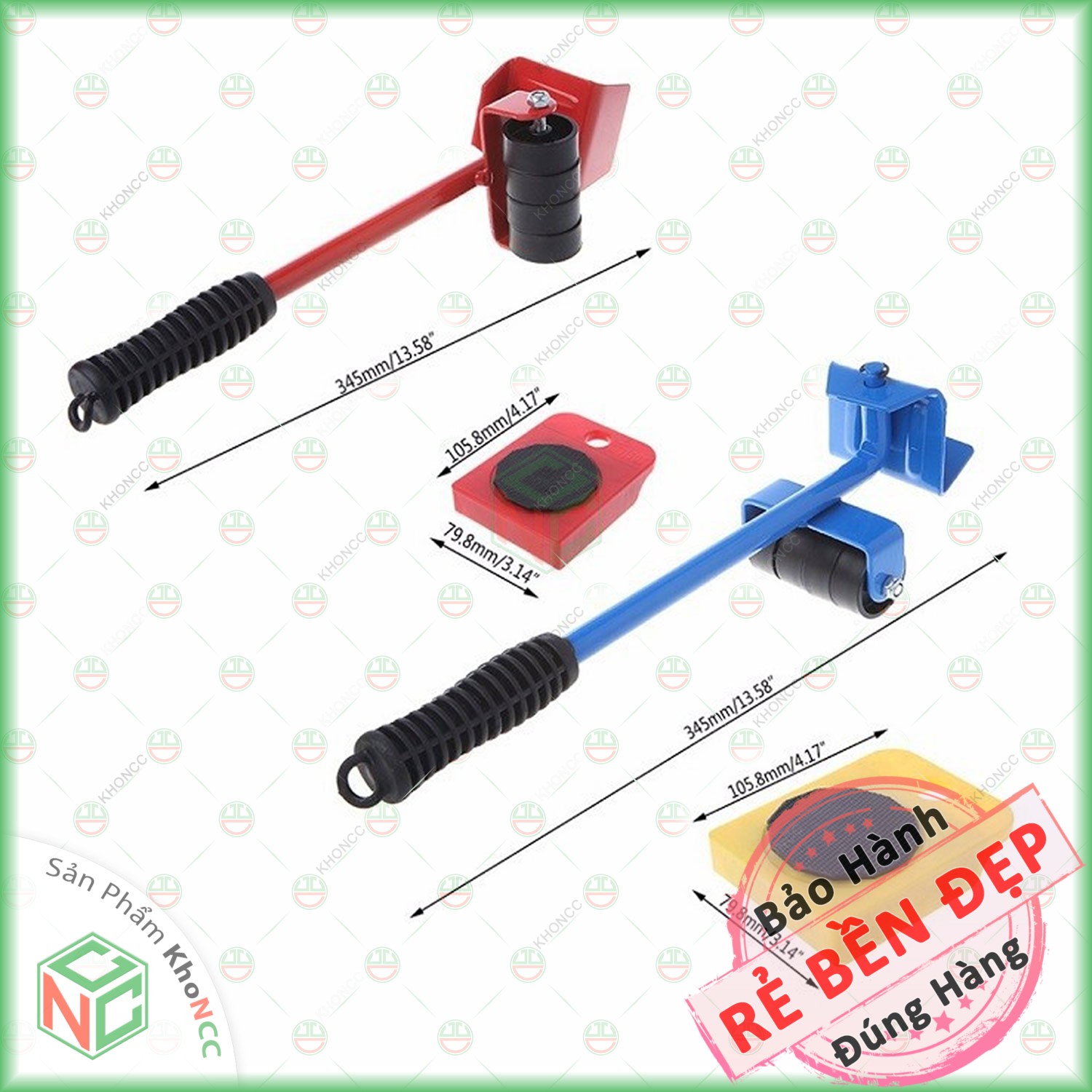 (Loại Tốt) Bộ Công Cụ Nâng Đồ Vật KhoNCC Hàng Chính Hãng - Di Chuyển Dọn Dẹp Vệ Sinh Nhà Một Cách Dễ Dàng - KPD-NangDo-5775