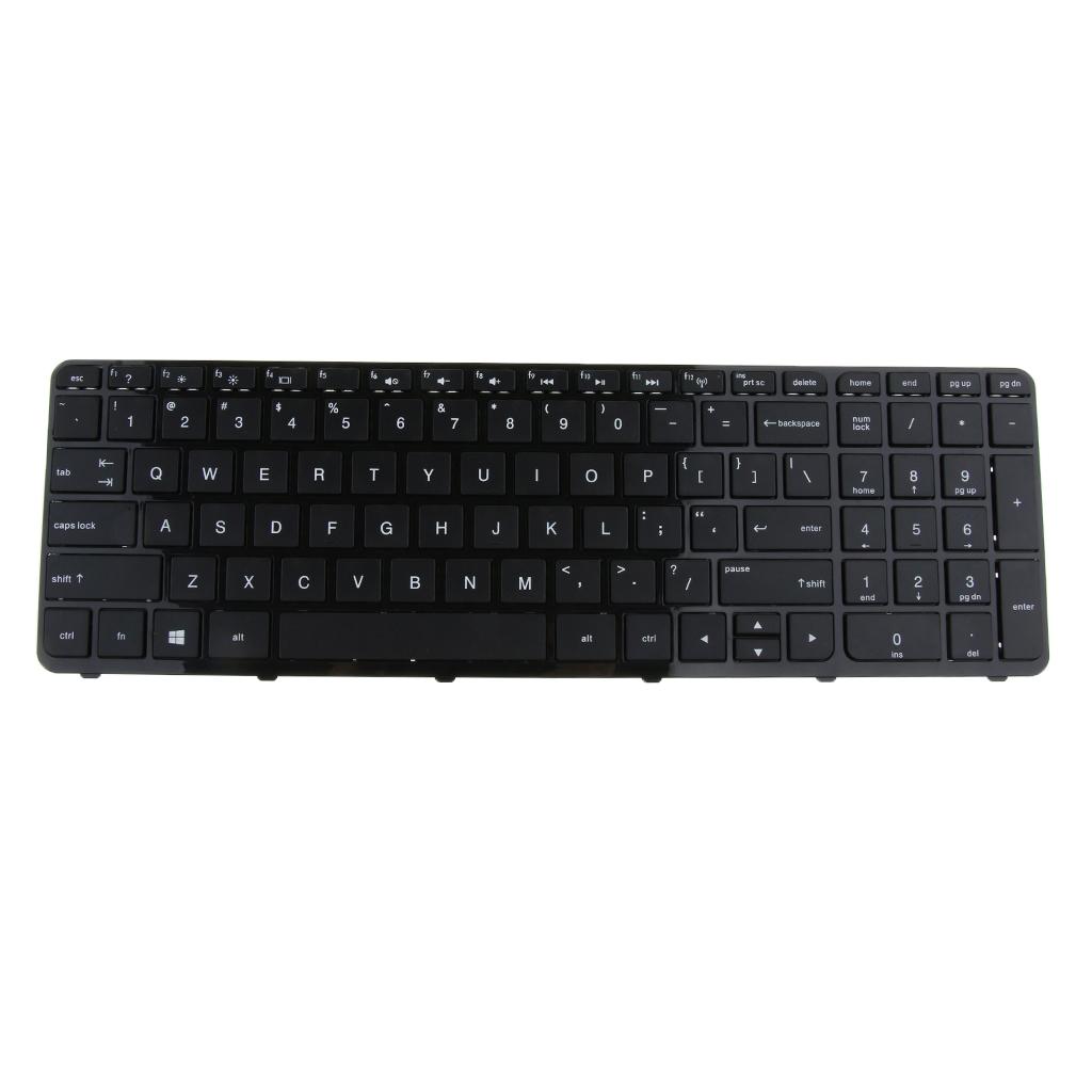 Laptop Keyboard for HP Pavilion 15-E,15-N,15-D,15-G,15-R,15-A,15-S,15-H,15-F, TPN-Q118,TPN-F113,250 G3,255 G3,250 G2,255 Series With Frame US Layout