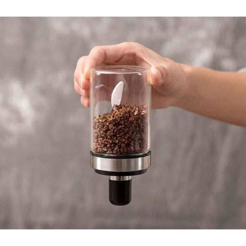 HŨ ĐỰNG GIA VỊ ,KÈM MUỖNG 250Ml