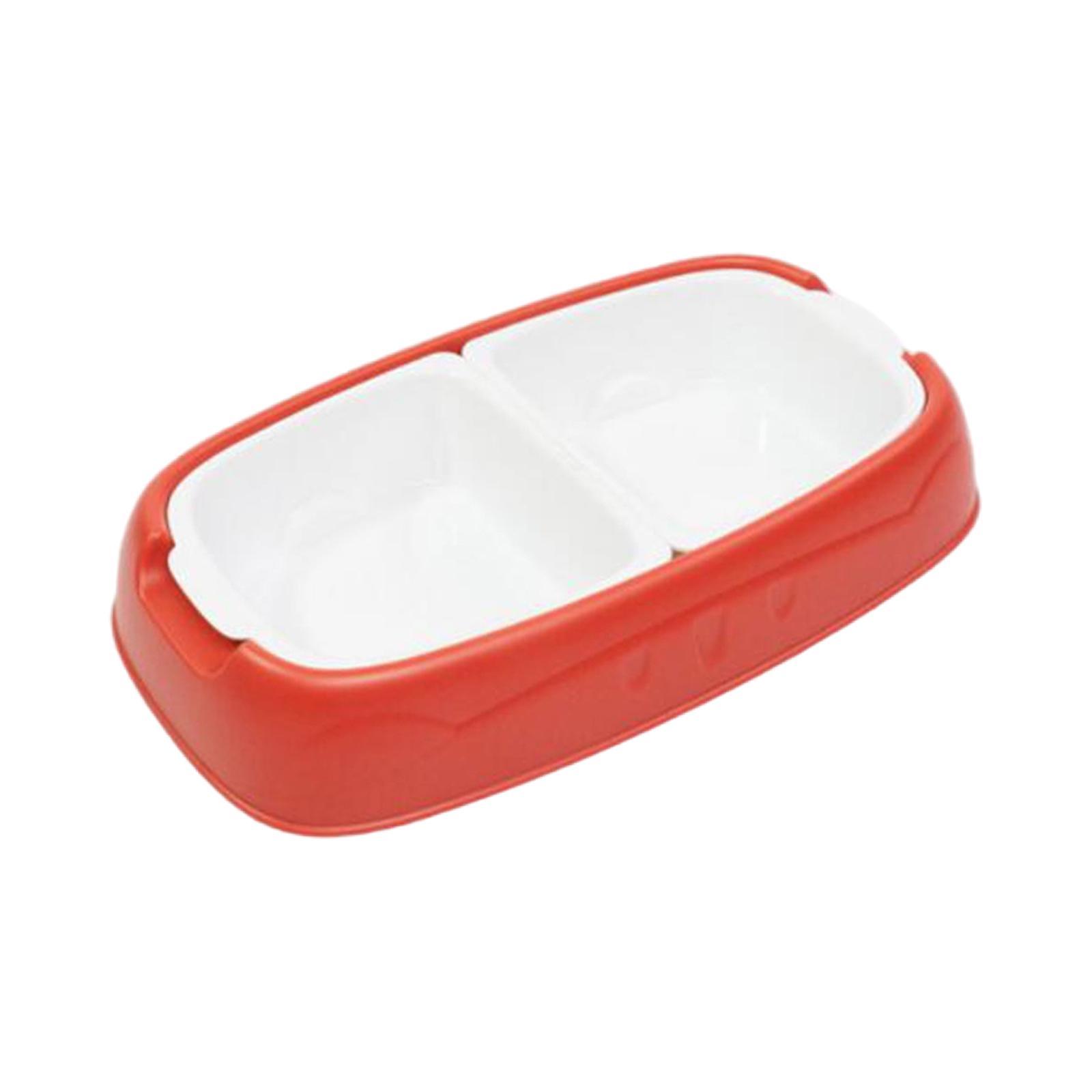 2x Pets Water Food Bowl Dog Cat Feeder Anti-Skid Puppy Dispenser Bottle