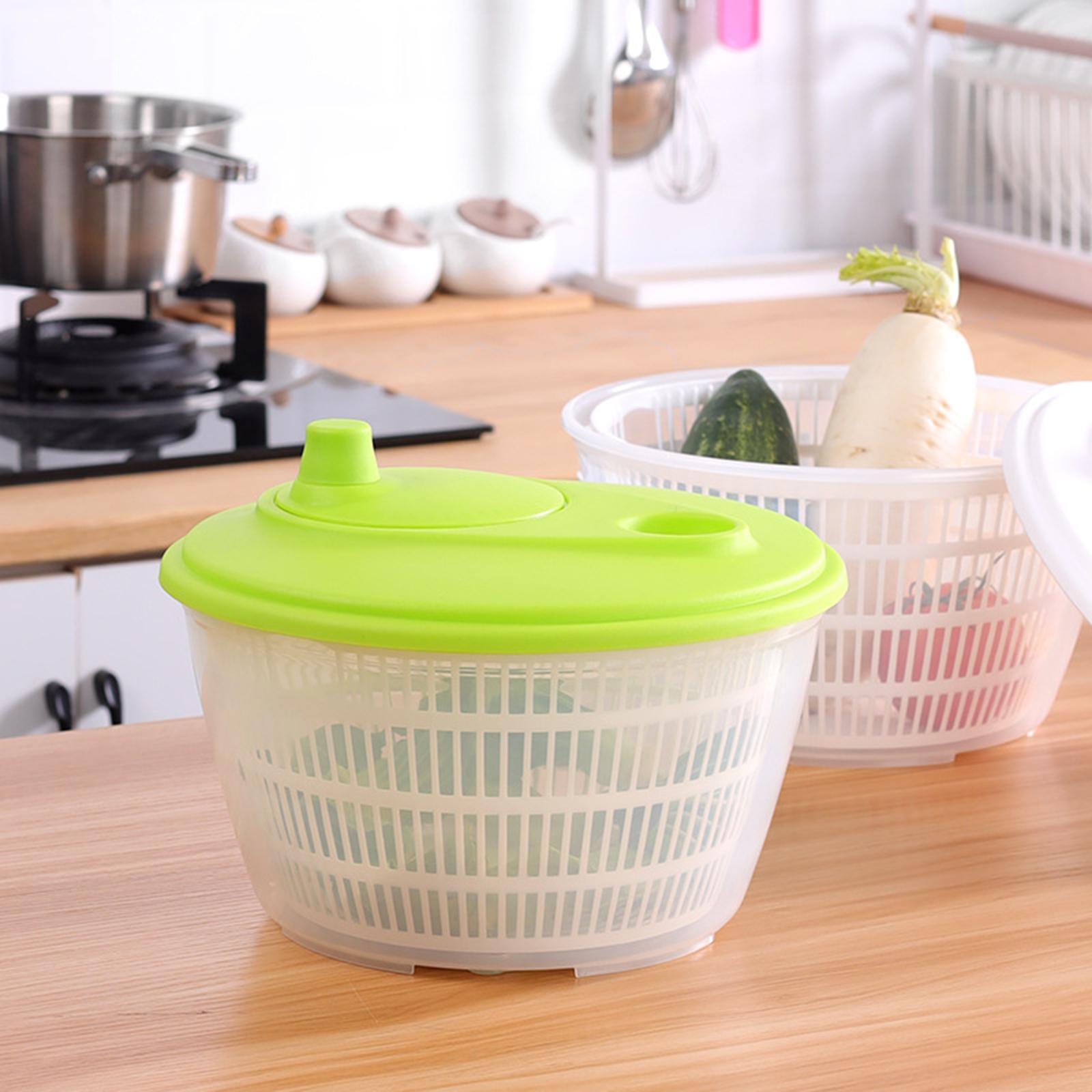 Salad 3L with Bowl Colander Vegetable Washer for Cabbage Lettuce Kitchen Spinach Pasta