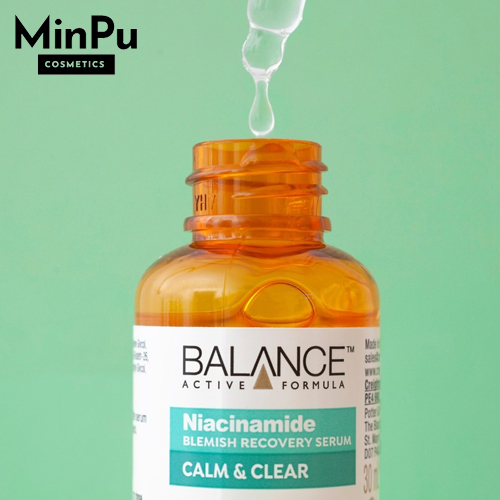 Serum Balance Niacinamide 15% Blemish Recovery hỗ trợ cải thiện thâm dành cho da mụn 30ml (Made in UK)