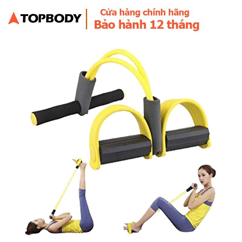 Dây kéo đàn hồi 4 ống cao su tập thể dục TOPBODY-DAKEO01