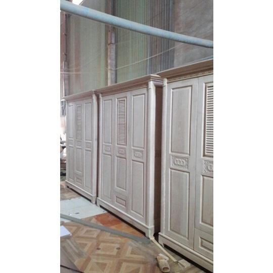 Tủ quần áo gỗ tự nhiên 3 cánh