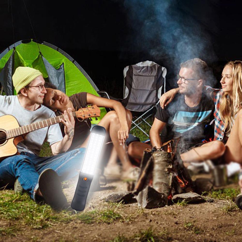 Đèn Pin Cầm Tay Có Độ Sáng Cao Led Có Thể Sạc Lạ Với Nam Châm Móc Xoay 360 °