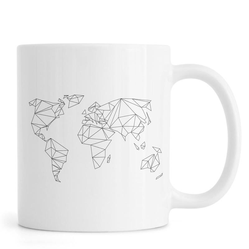Ly Cốc Sứ Cao Cấp hình Geometrical World