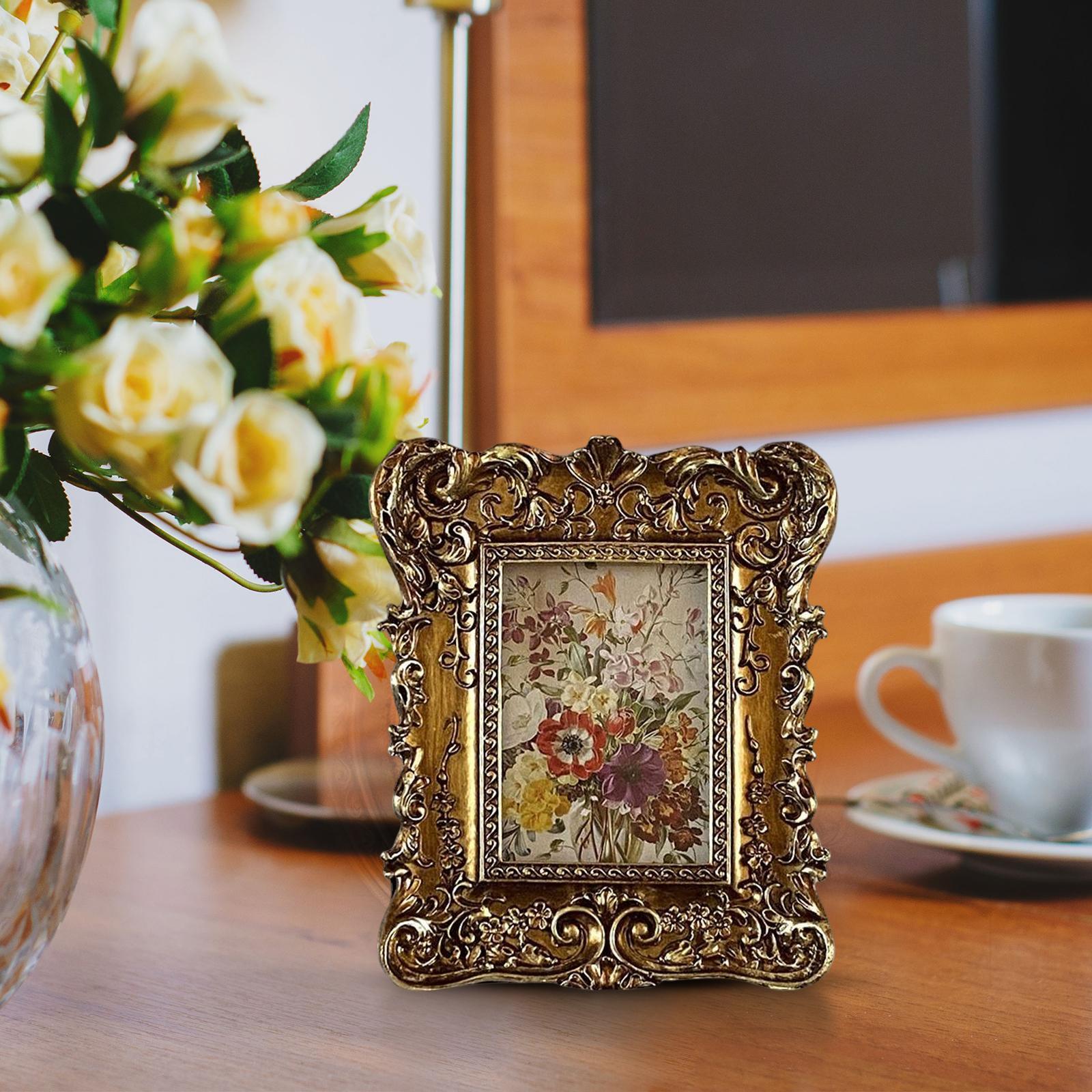 Photo Frame Photo Holder Wall Desktop Resin Picture Frame for Decoration