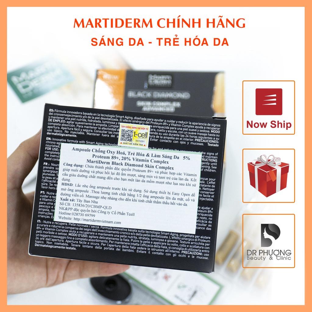 (ỐNG LẺ) MARTIDERM BLACK DIAMOND AMPOULE tinh chất sáng da trẻ hóa da