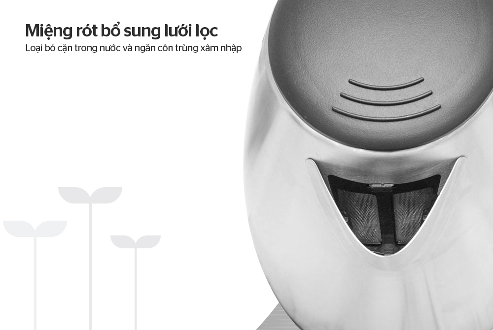 Ấm Siêu Tốc Inox Sunhouse SHD1370 1.8 Lít - Bảo Hành 12 Tháng Toàn Quốc
