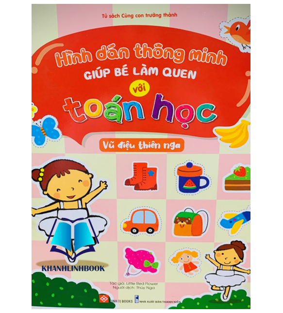Sách Hình dán thông minh giúp bé làm quen với toán học - Vũ điệu thiên nga