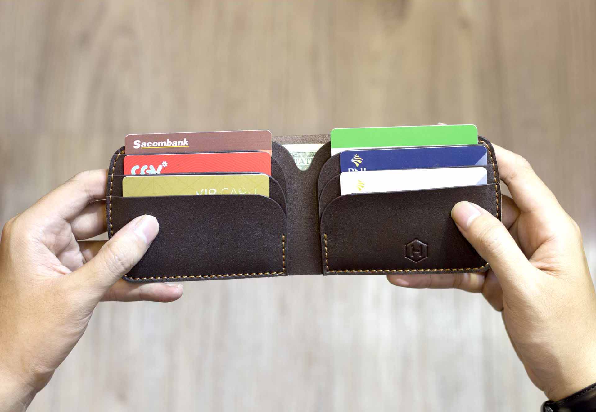 Ví da Dart Handcrafted Mini Wallet