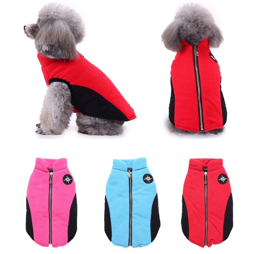 Pet Puppy Dog Comfortable Jacket Winter Warm Windproof Plush Coat