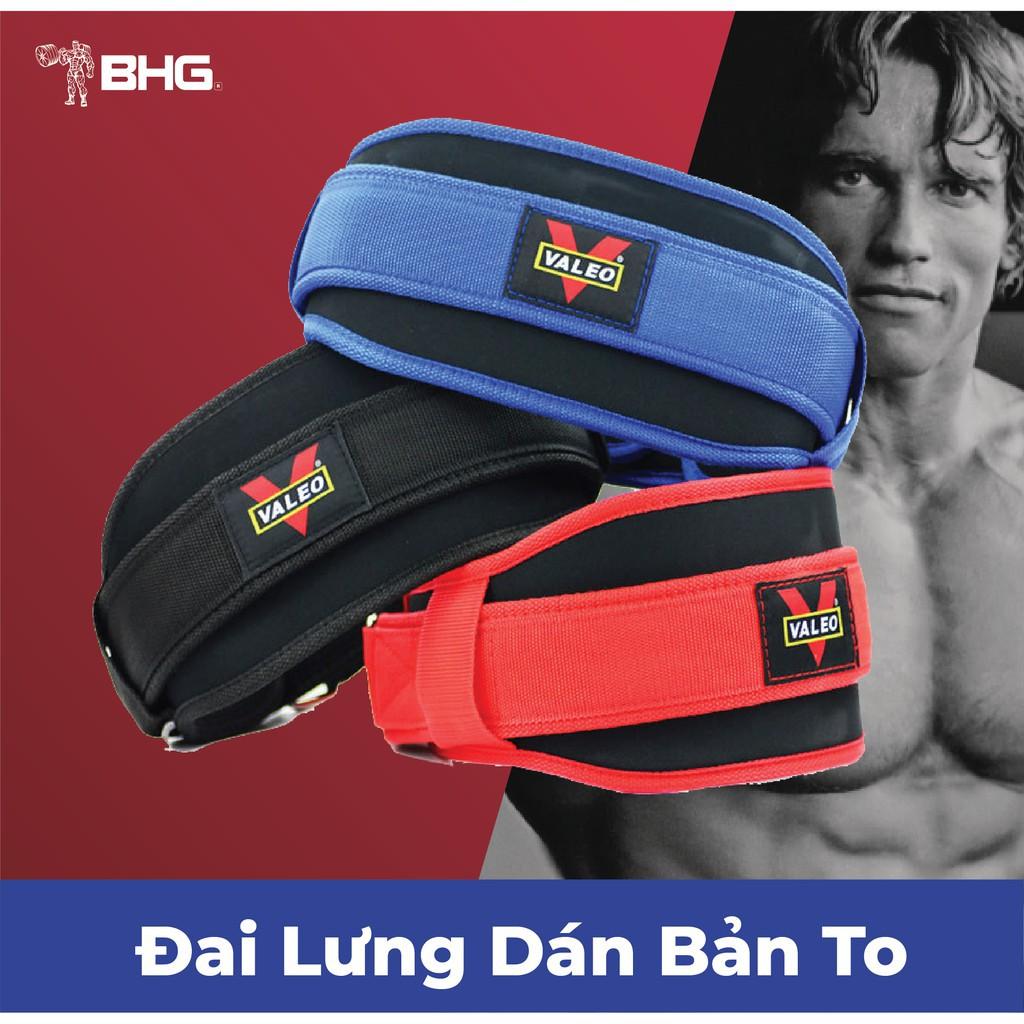 Đai Lưng mềm tập Gym Bản To chính hãng Valeo, hỗ trợ Squat KINGDOM SPORT size S/M/L/XL