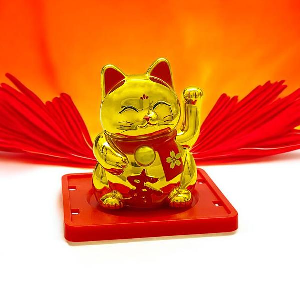 Tượng Mèo Thần Tài Vẩy Tay - WanLongDa 8016