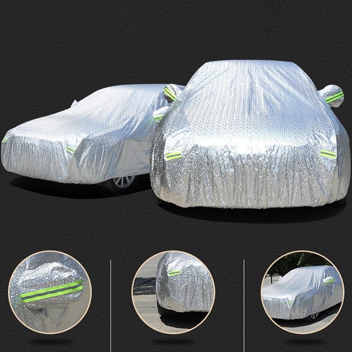 Bạt phủ xe ô tô 5 chỗ Toyota Yaris 3 lớp chống nóng, chống thấm, chống bụi. Bạt phủ xe Yaris, Bạt trùm xe hơi