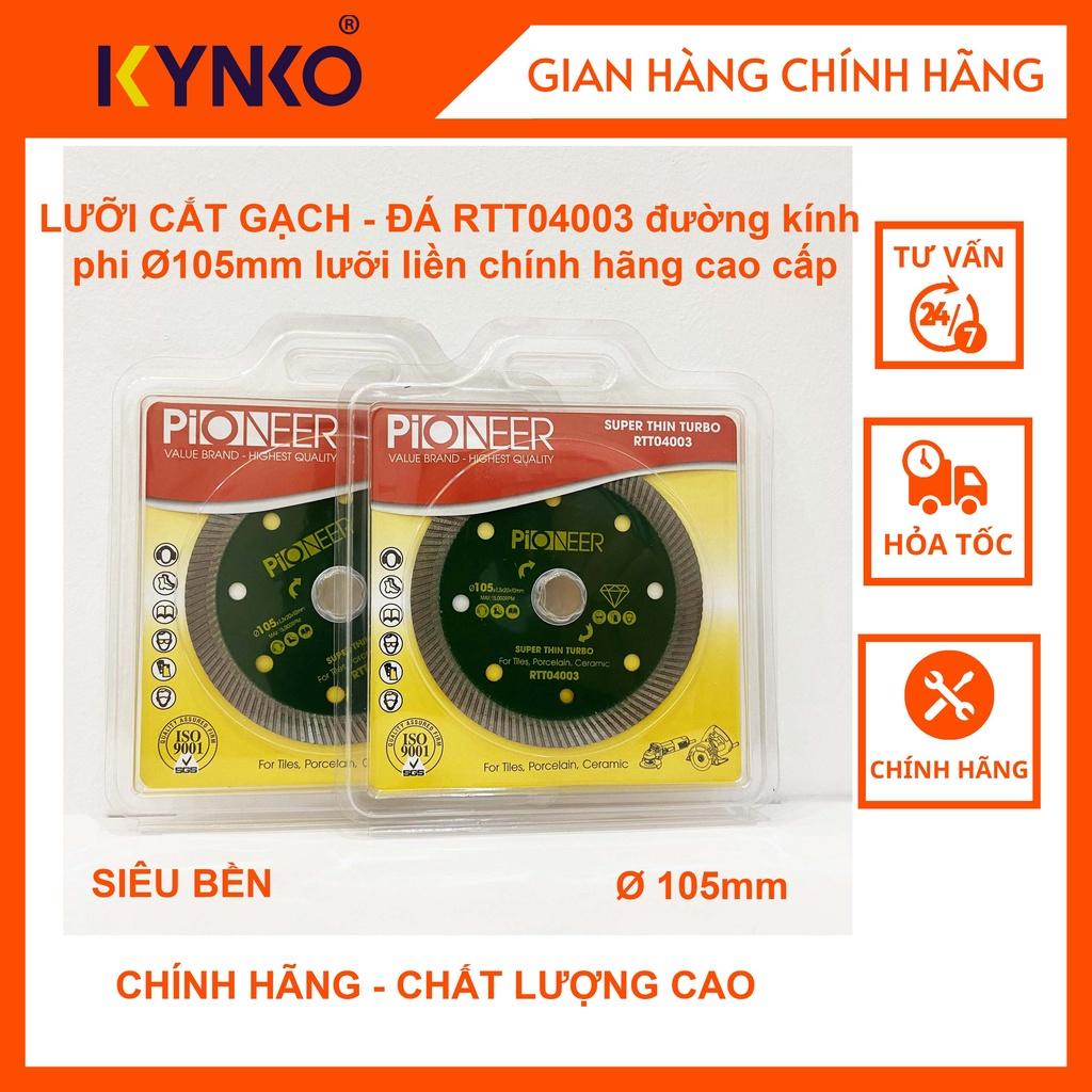 LƯỠI CẮT GẠCH - ĐÁ RTT04003 đường kính phi Ø105mm lưỡi liền chính hãng cao cấp