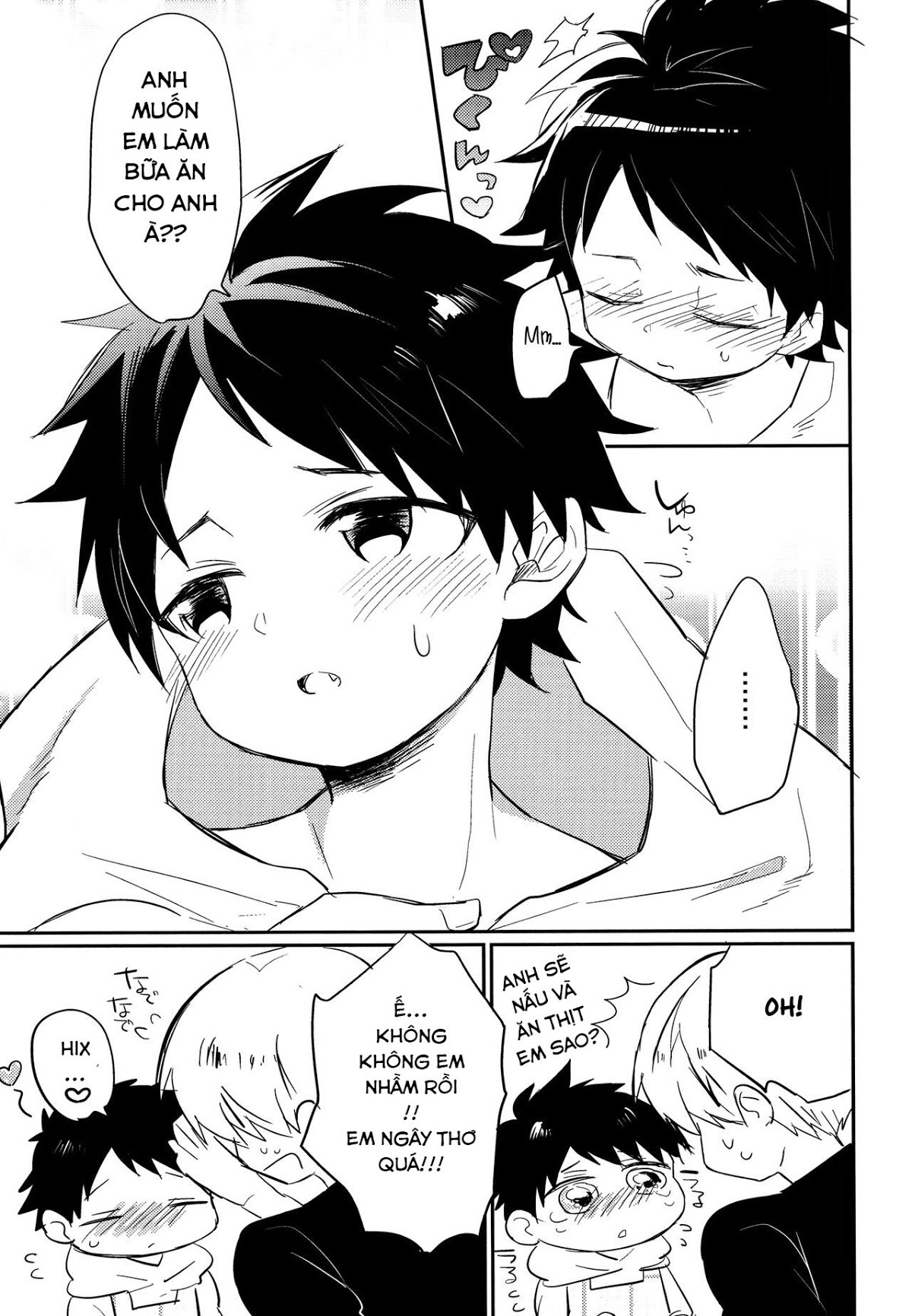 em chỉ nhõng nhẽo với anh thôi! chapter 1 14