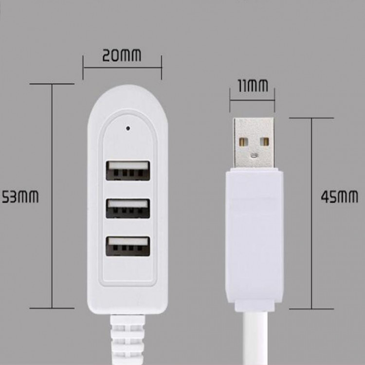 Bộ Chia 3 Cổng USB Đa Năng