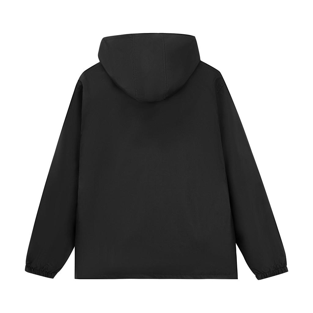 Áo Khoác SGES Basic Unisex Form Rộng Nam Nữ Vải Chất Dù 2 Lớp