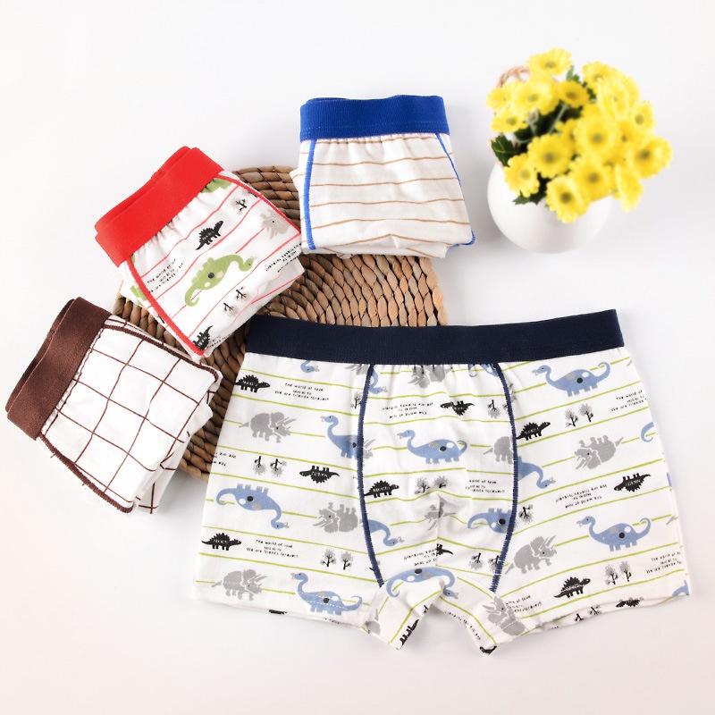 Quần lót bé trai 2 đến 9 tuổi quần chip trẻ em kháng khuẩn boxer sịp đùi cotton cao cấp nhập khẩu giao mẫu ngẫu nhiên