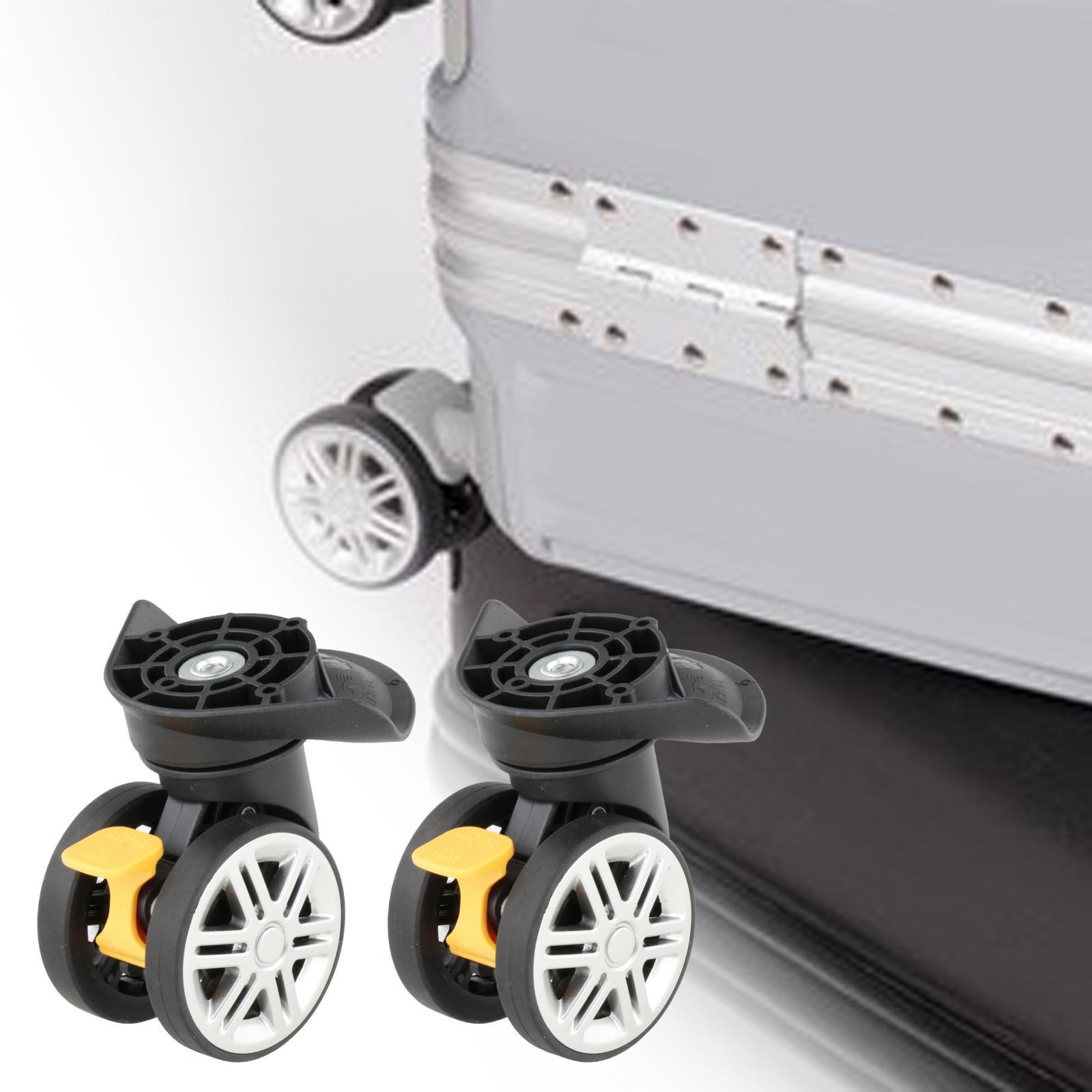 2 Pieces Replacement Luggage Wheels A19 Travel Suitcase Wheels Luggage Mute Wheel for Luggage Box