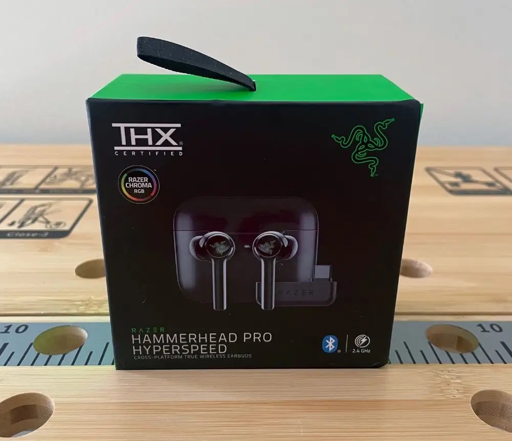 Tai nghe nhét tai không dây Razer Hammerhead Pro HyperSpeed-Earbuds_Mới, hàng chính hãng