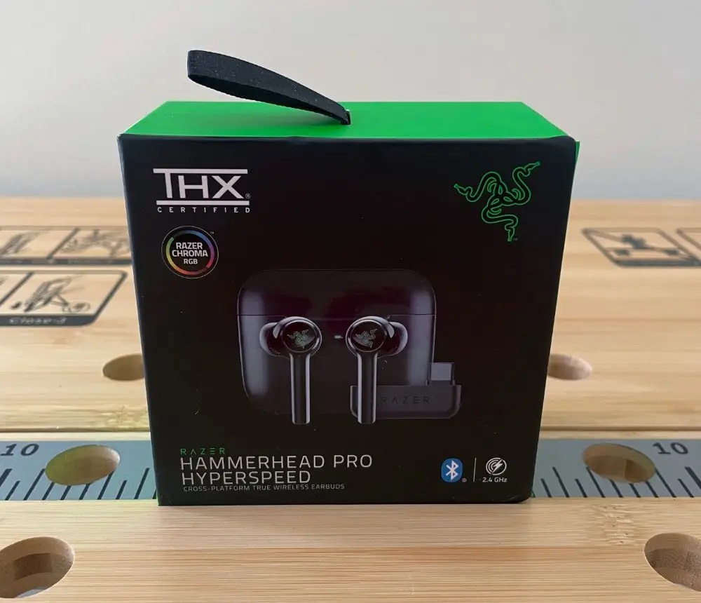 Tai nghe nhét tai không dây Razer Hammerhead Pro HyperSpeed-Earbuds_Mới, hàng chính hãng